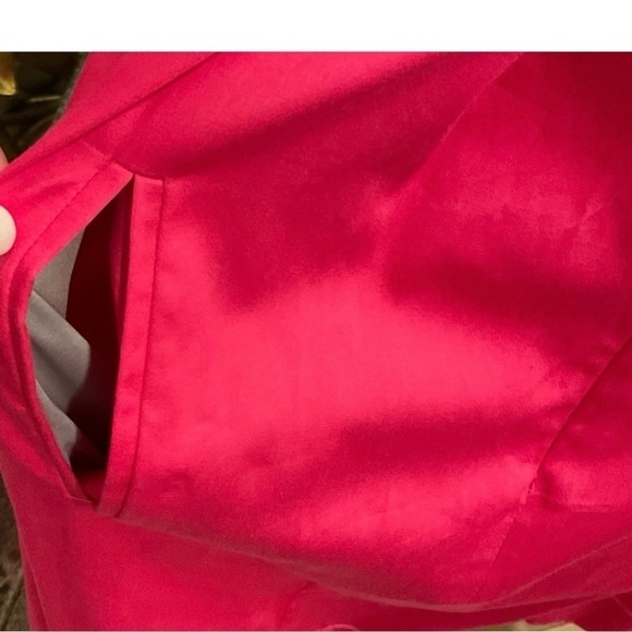 Nine West sz 12 pretty pink flouncy sleeveless dress with front slash pockets - Picture 5 of 13